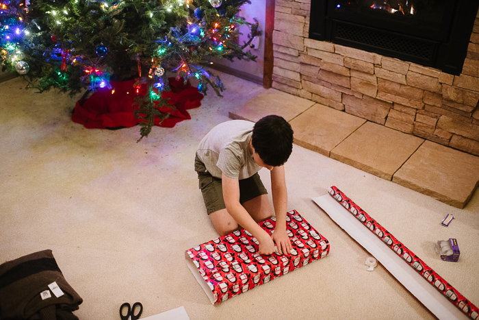 Wrapping gifts